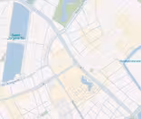 Kart som viser deler av en by med gater, grønne parker, en vannforekomst merket "Sankt Jørgens Sø," og noen merkede veier inkludert "Nørre Voldgade", "G.L. Kongevej" og "Borups Allé.